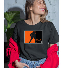 Hockey Enforcer Retro Vintage Womens T-shirt 