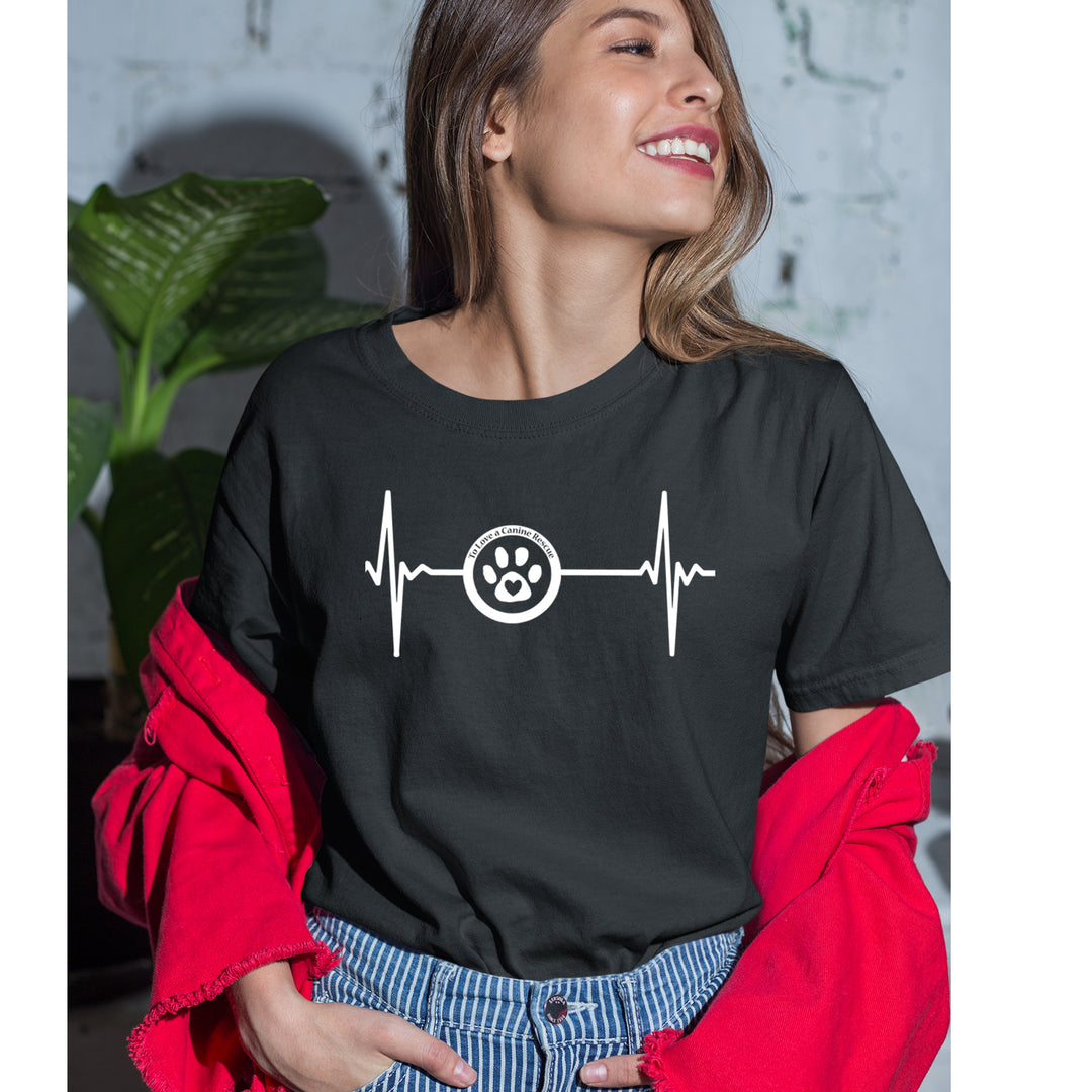 TLC Rescue Heartbeat Womens T-shirt 
