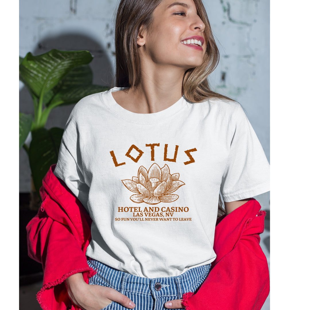 Lotus Hotel and Casino Womens T-shirt 