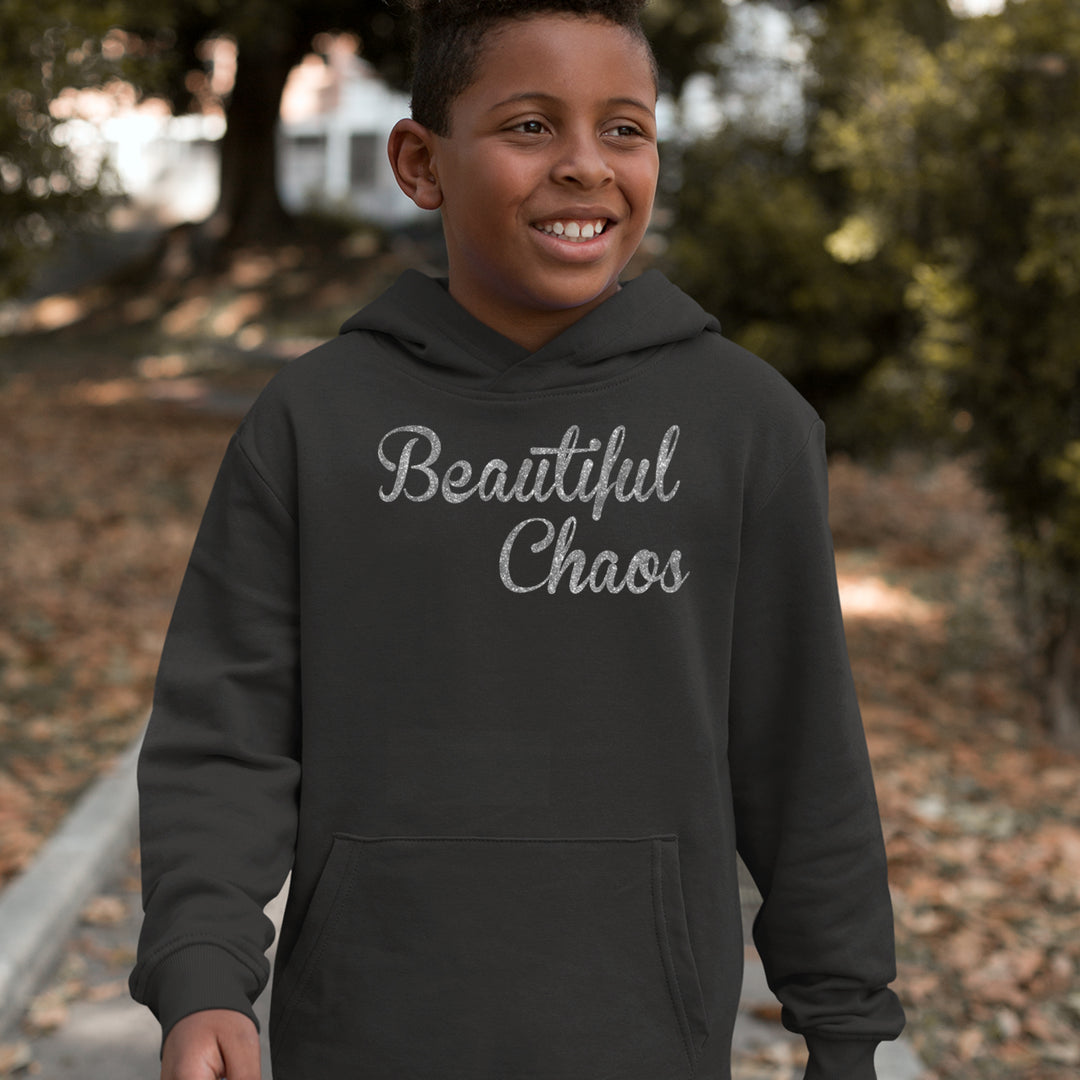 Beautiful Chaos Glitter Music Festival Youth-Sized Hoodie 