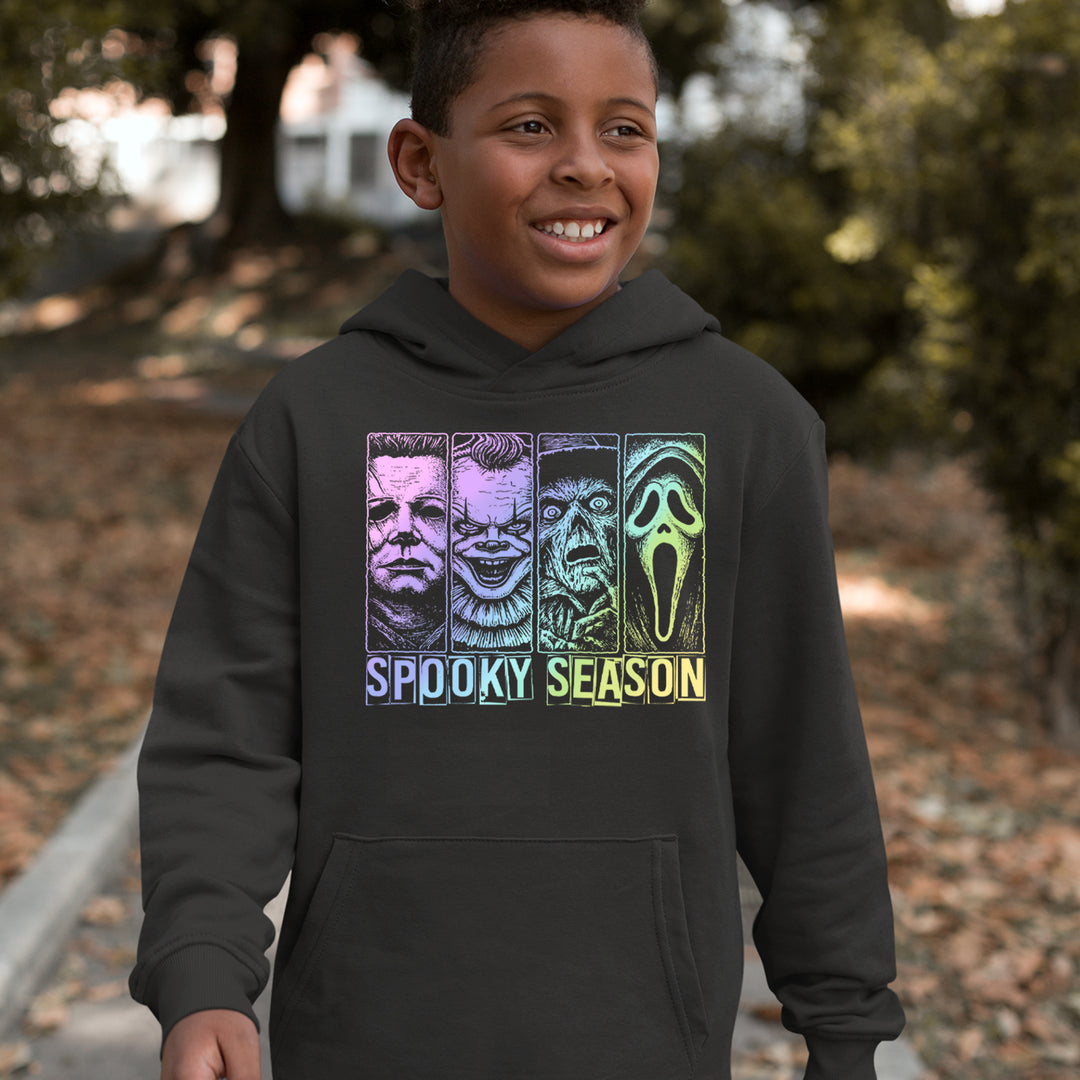 Spooky Season Horror Icons Halloween Youth-Sized Hoodie 