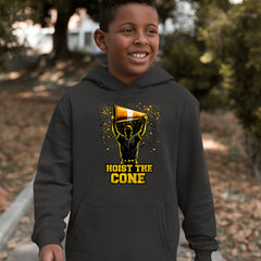 Hoist The Cone Pittsburgh Pride Youth-Sized Hoodie 