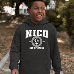 Nico Son of Hades Underworld Crest Youth-Sized Hoodie 
