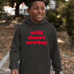 Wild Desert Cowboy Country Youth-Sized Hoodie 