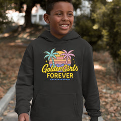 Golden Girls Forever Retro Sunset Youth-Sized Hoodie 