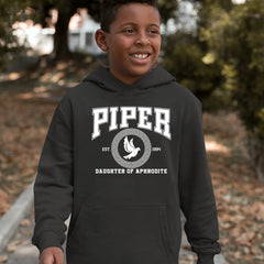 Piper Daughter of Aphrodite Rebel Heart Youth-Sized Hoodie 