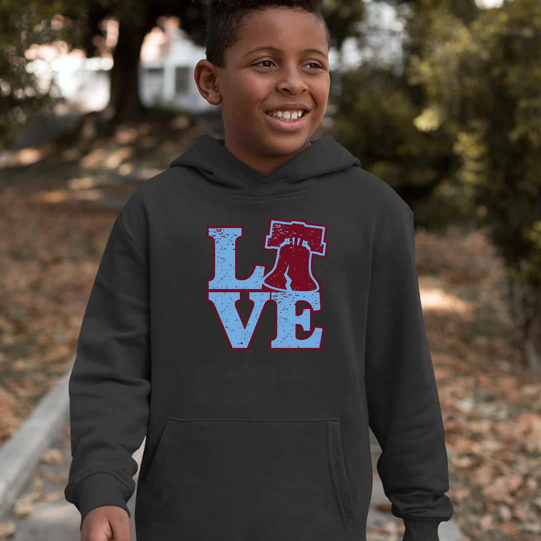 Love Philly Liberty Bell Youth-Sized Hoodie 