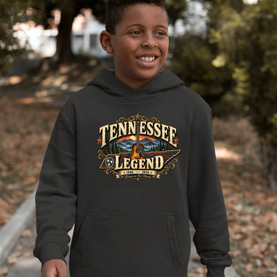 Tennessee Legend Country Music Dolly Youth-Sized Hoodie 