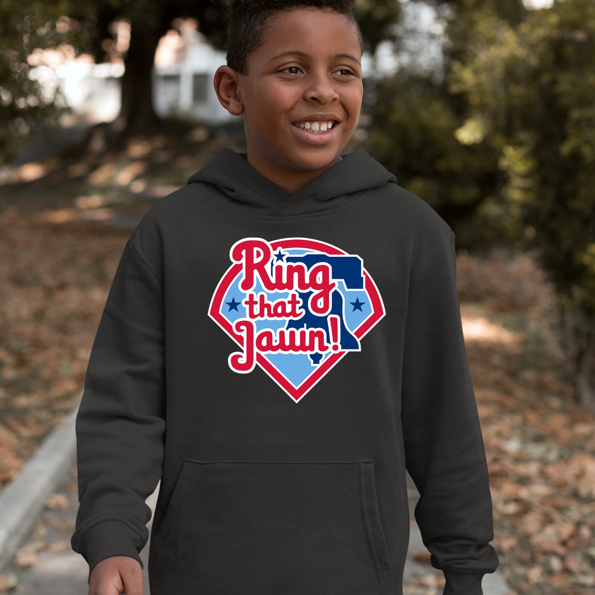 Ring That Jawn Philly Baseball Youth-Sized Hoodie 