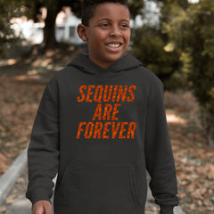 Sequins Are Forever Retro Glam Youth-Sized Hoodie 