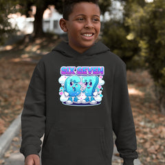67 Six Seven Meme Kawaii Cloud Youth-Sized Hoodie 