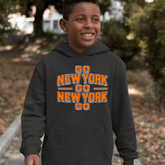 Go New York Go Basketball Youth-Sized Hoodie 