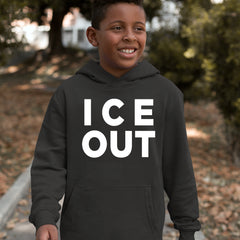 Ice Out Protest Youth-Sized Hoodie 