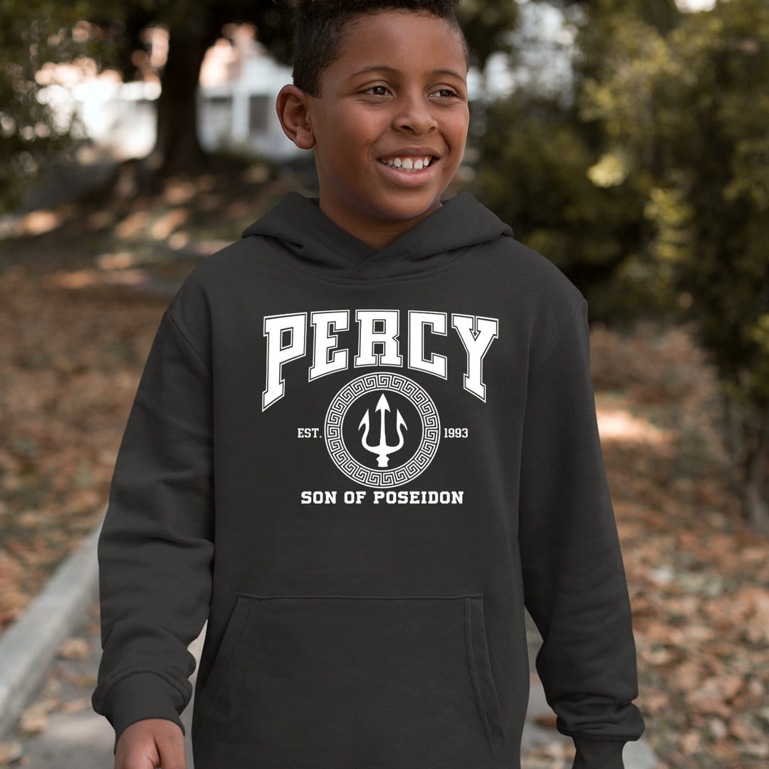 Percy Son Of Poseidon Sea God Youth-Sized Hoodie 