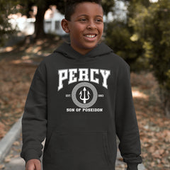 Percy Son Of Poseidon Sea God Youth-Sized Hoodie 
