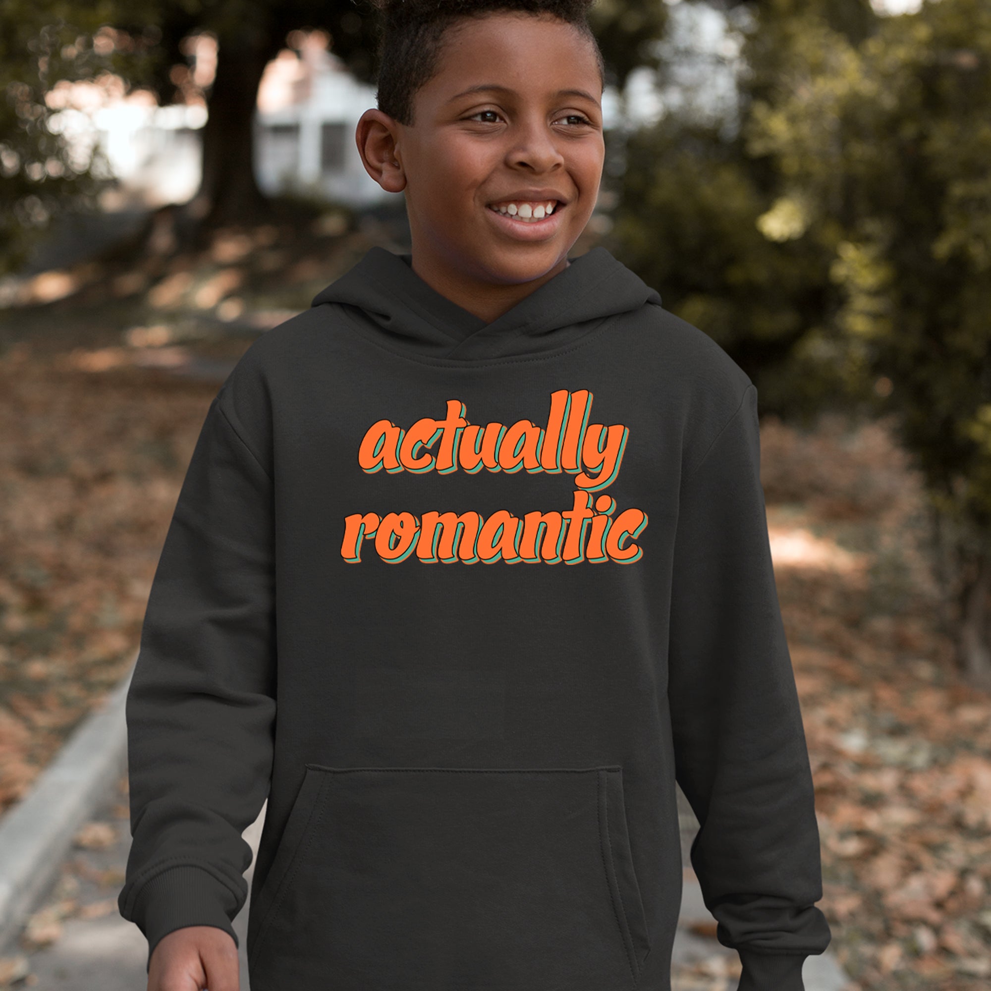 Actually Romantic Youth-Sized Hoodie 