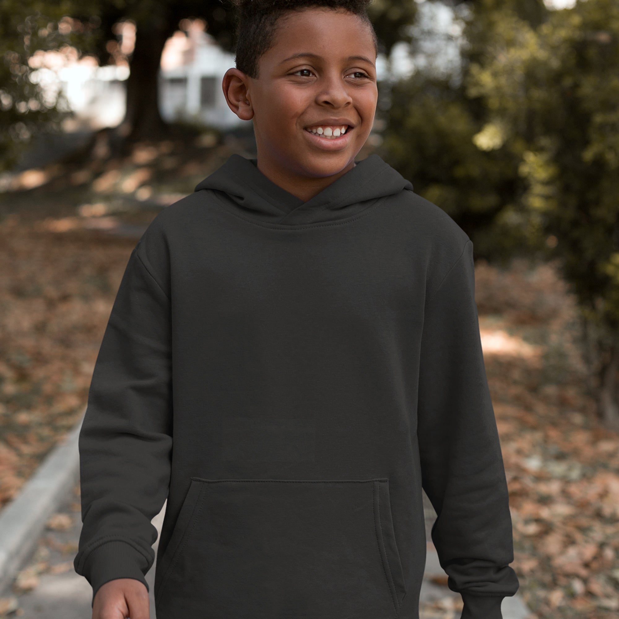 Basics - Pure & Simple Blank Apparel Youth-Sized Hoodie 