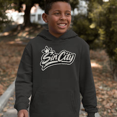 Sin City Vegas Retro Vintage Youth-Sized Hoodie 