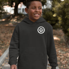 TLC To Love a Canine Dog Rescue White Youth-Sized Hoodie 