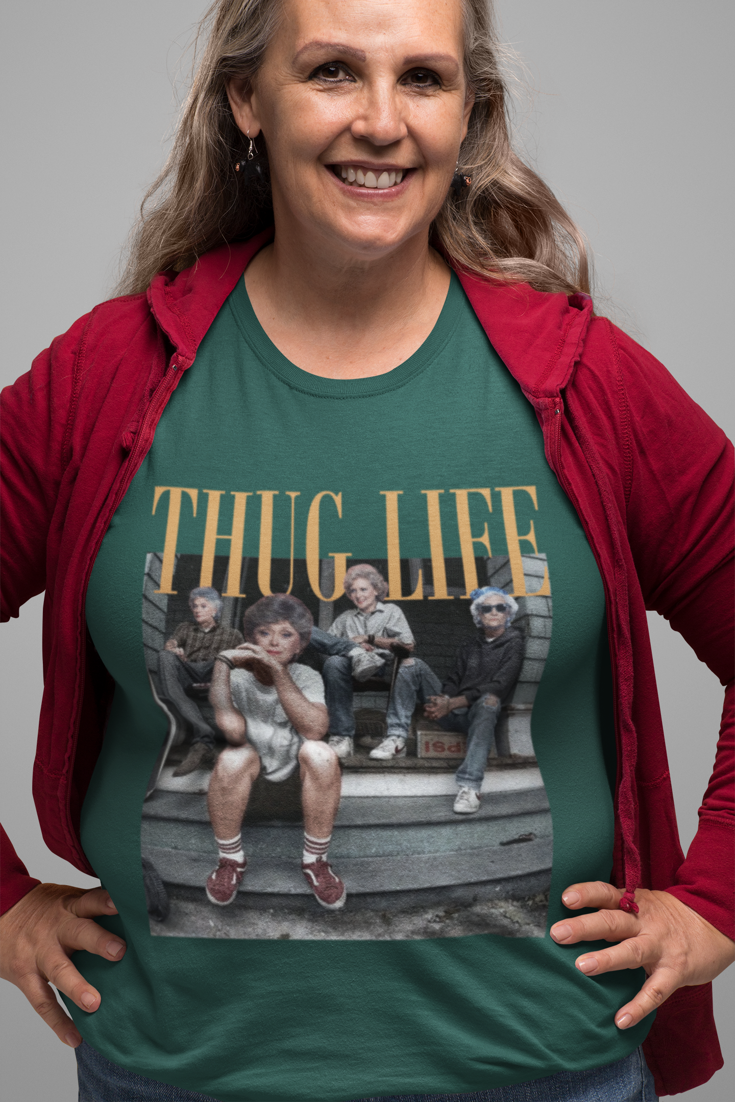 Golden Girls Thug Life Street Men's T-shirt Black