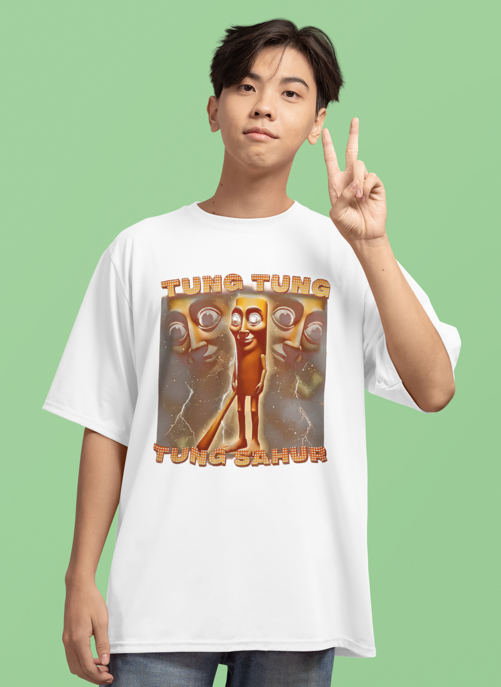 Tung Tung Tung Sahur Enforcer Men's T-shirt Black