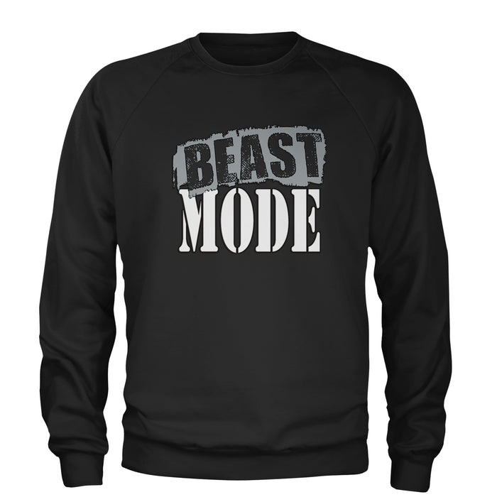 Beast Mode Training Gym Workout Adult Crewneck Sweatshirt