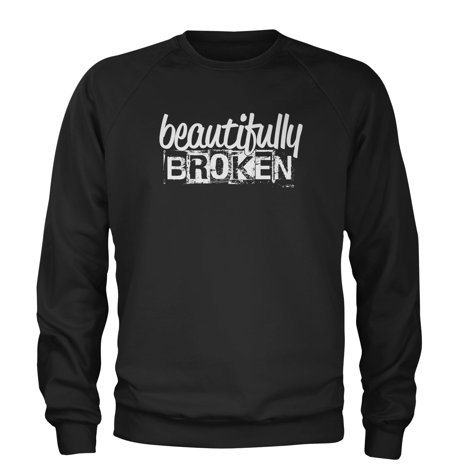 Beautifully Broken Music Adult Crewneck Sweatshirt