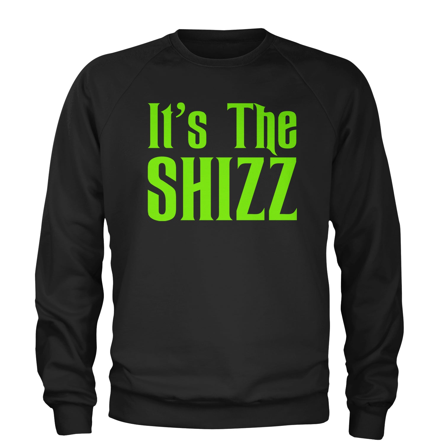 It's The Shizz Magical Adult Crewneck Sweatshirt Black