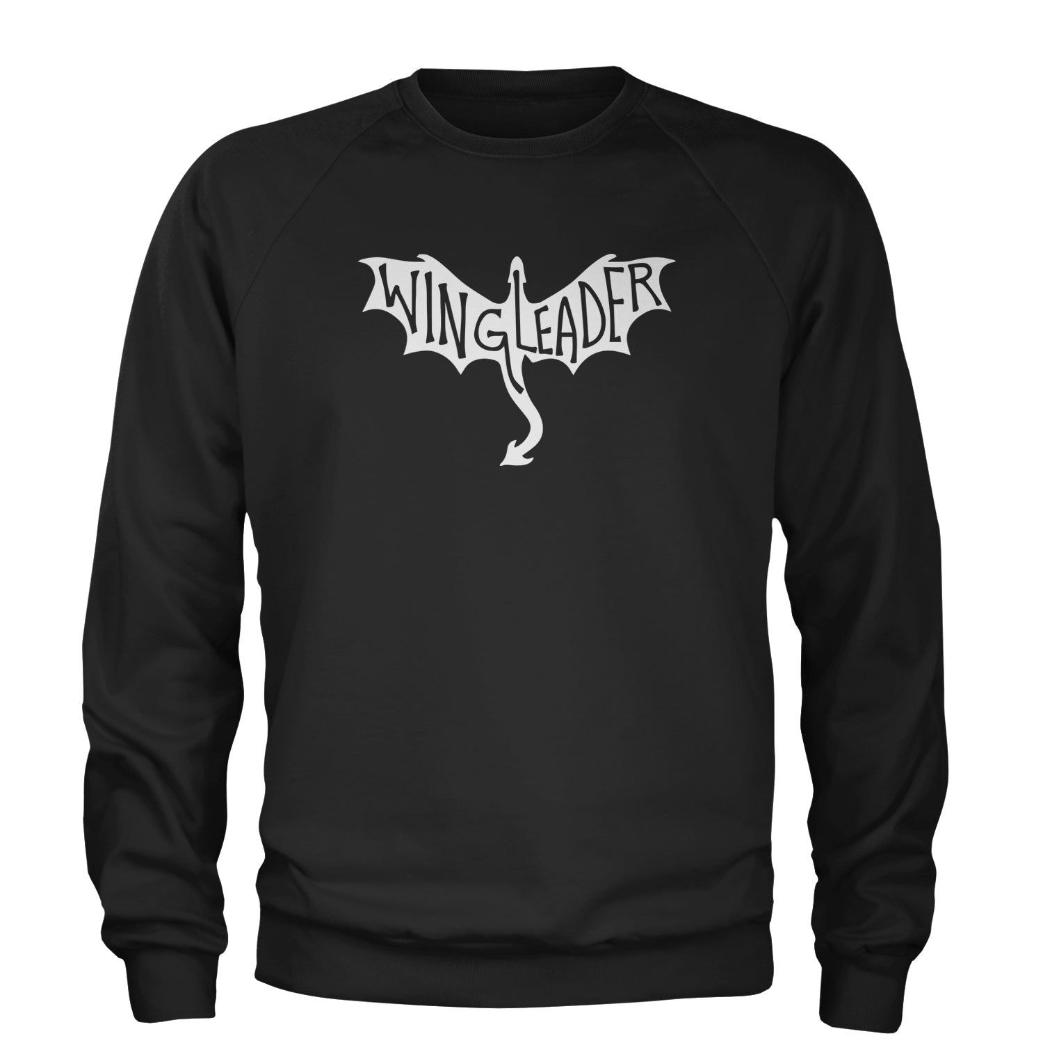 Wingleader Basgiath War College Adult Crewneck Sweatshirt Forest Green