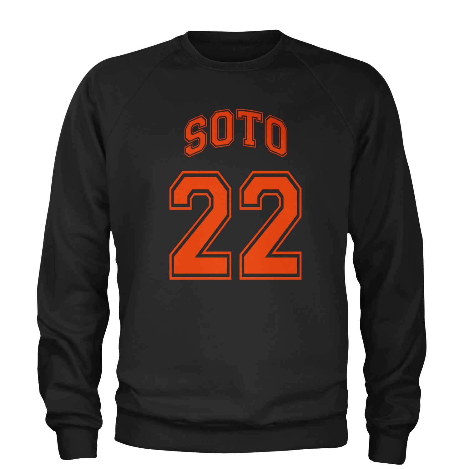 Soto Number 22 Adult Crewneck Sweatshirt Royal Blue