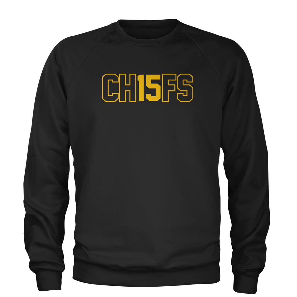 Ch15fs Chief 15 Shirt Adult Crewneck Sweatshirt Black