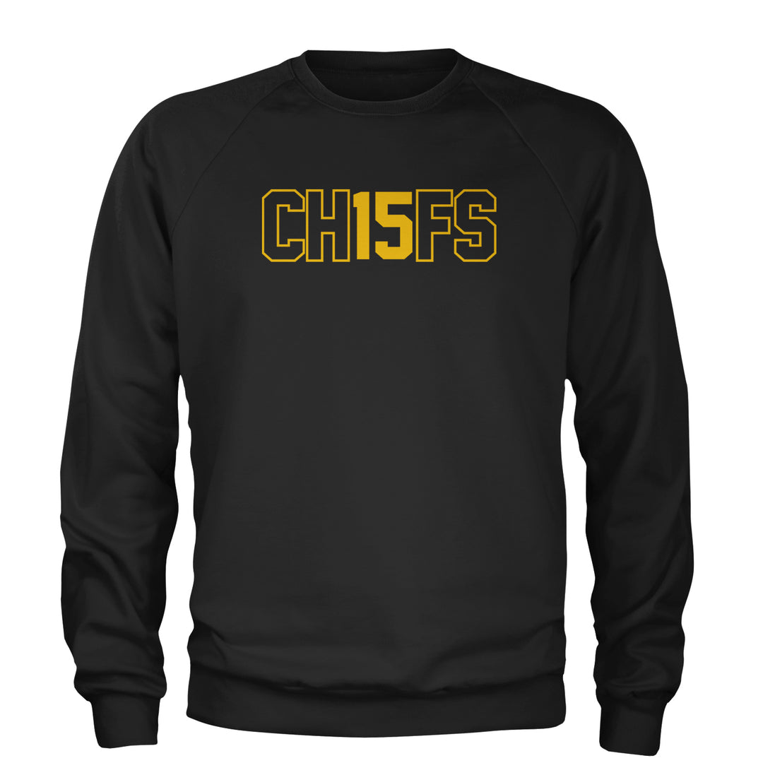 Ch15fs Chief 15 Shirt Adult Crewneck Sweatshirt Black