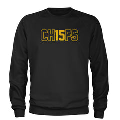 Ch15fs Chief 15 Shirt Adult Crewneck Sweatshirt Black