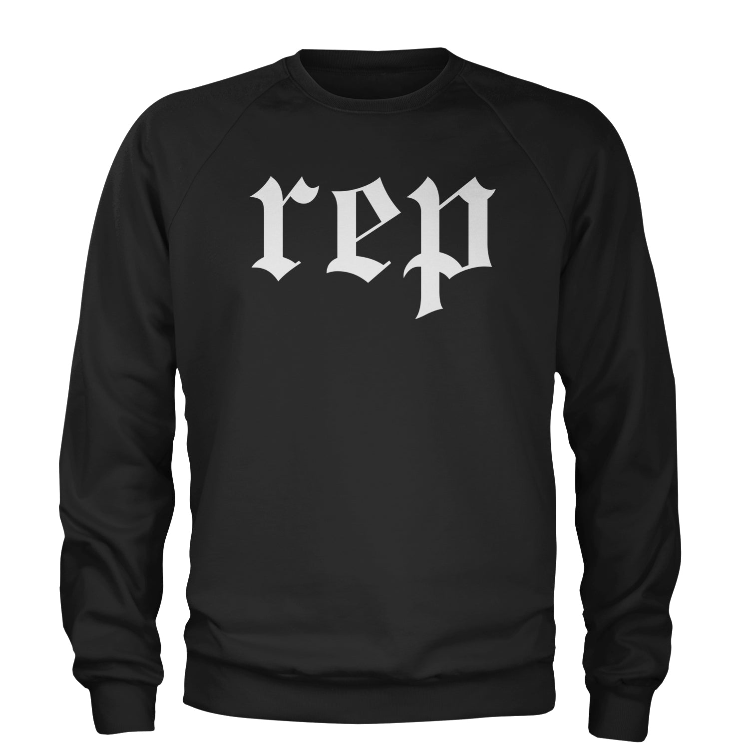 REP Reputation Eras Music Lover Gift Fan Favorite Adult Crewneck Sweatshirt Black