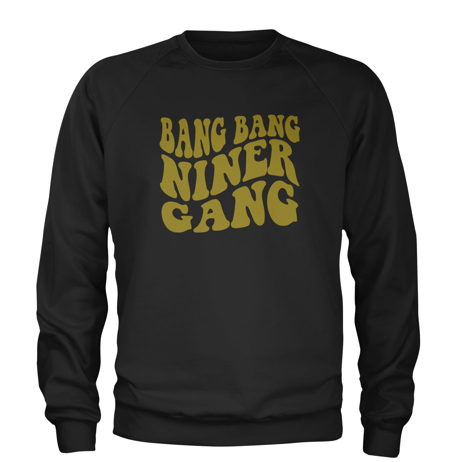 WAVE Bang Bang Nin-r Gang San Francisco Adult Crewneck Sweatshirt Red