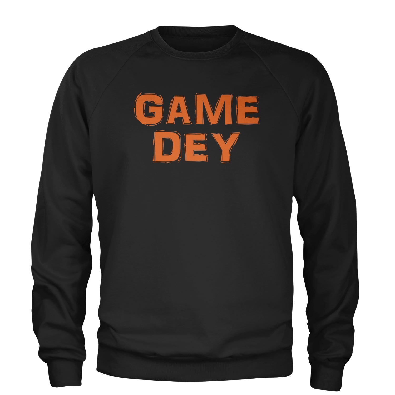 Game Dey Cincinnati Football Adult Crewneck Sweatshirt Black