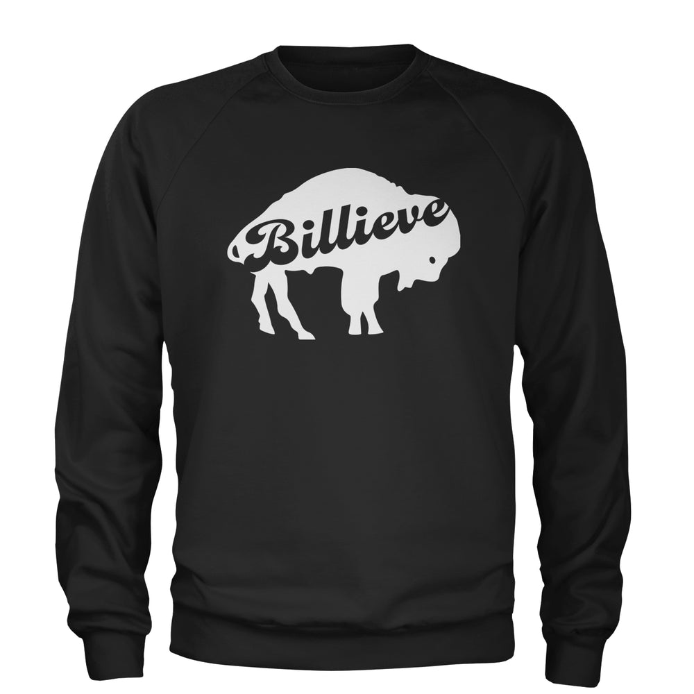 Billieve Bills Mafia Adult Crewneck Sweatshirt Black