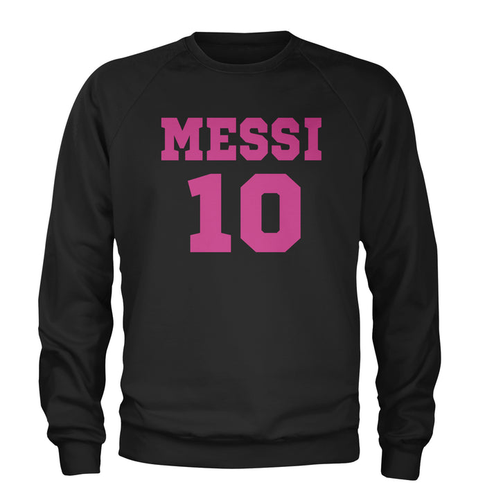 Messi World Soccer Futbol Messiami Adult Crewneck Sweatshirt