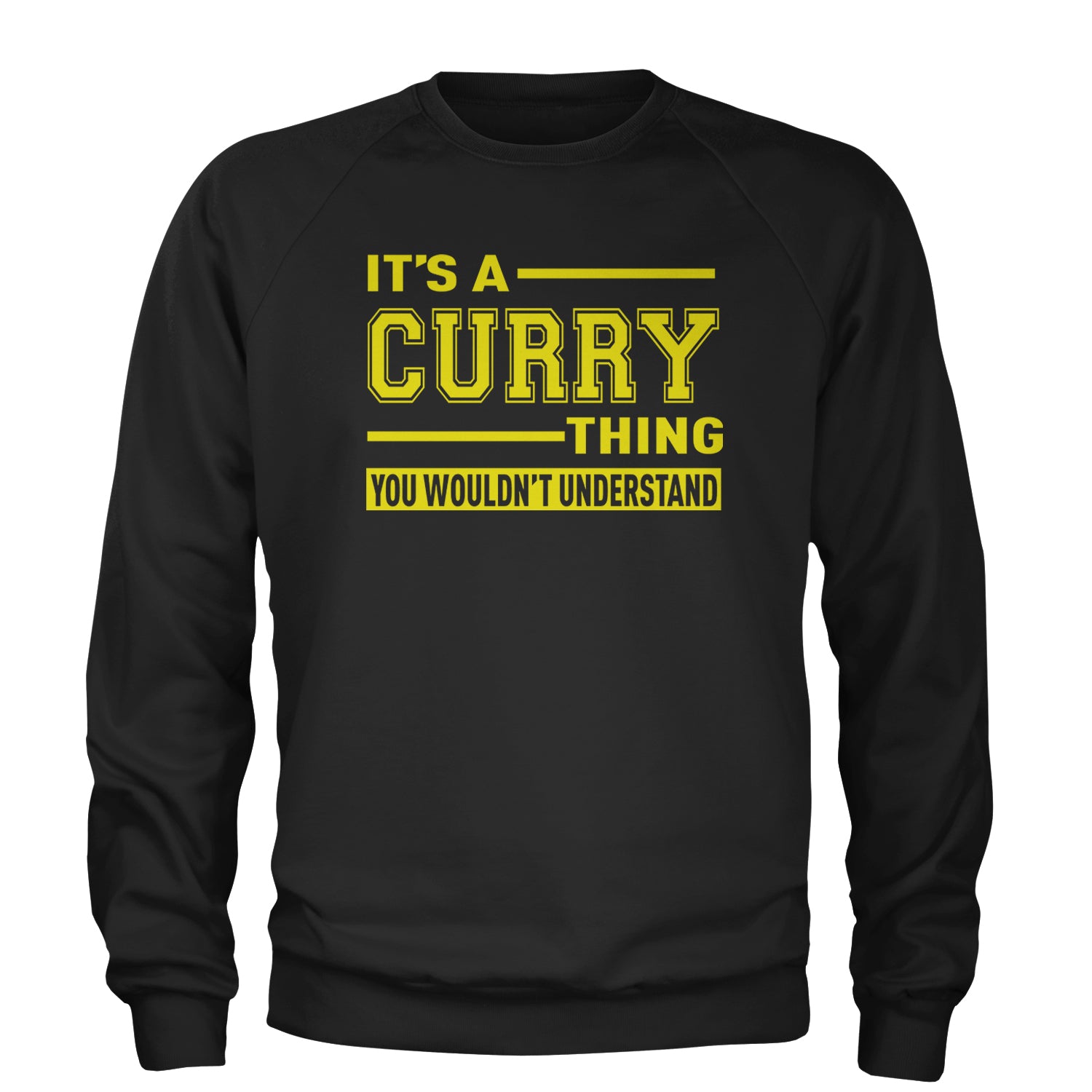 It's A Curry Thing, You Wouldn't Understand Basketball Adult Crewneck Sweatshirt Royal Blue