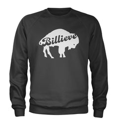 Billieve Bills Mafia Adult Crewneck Sweatshirt Charcoal Grey