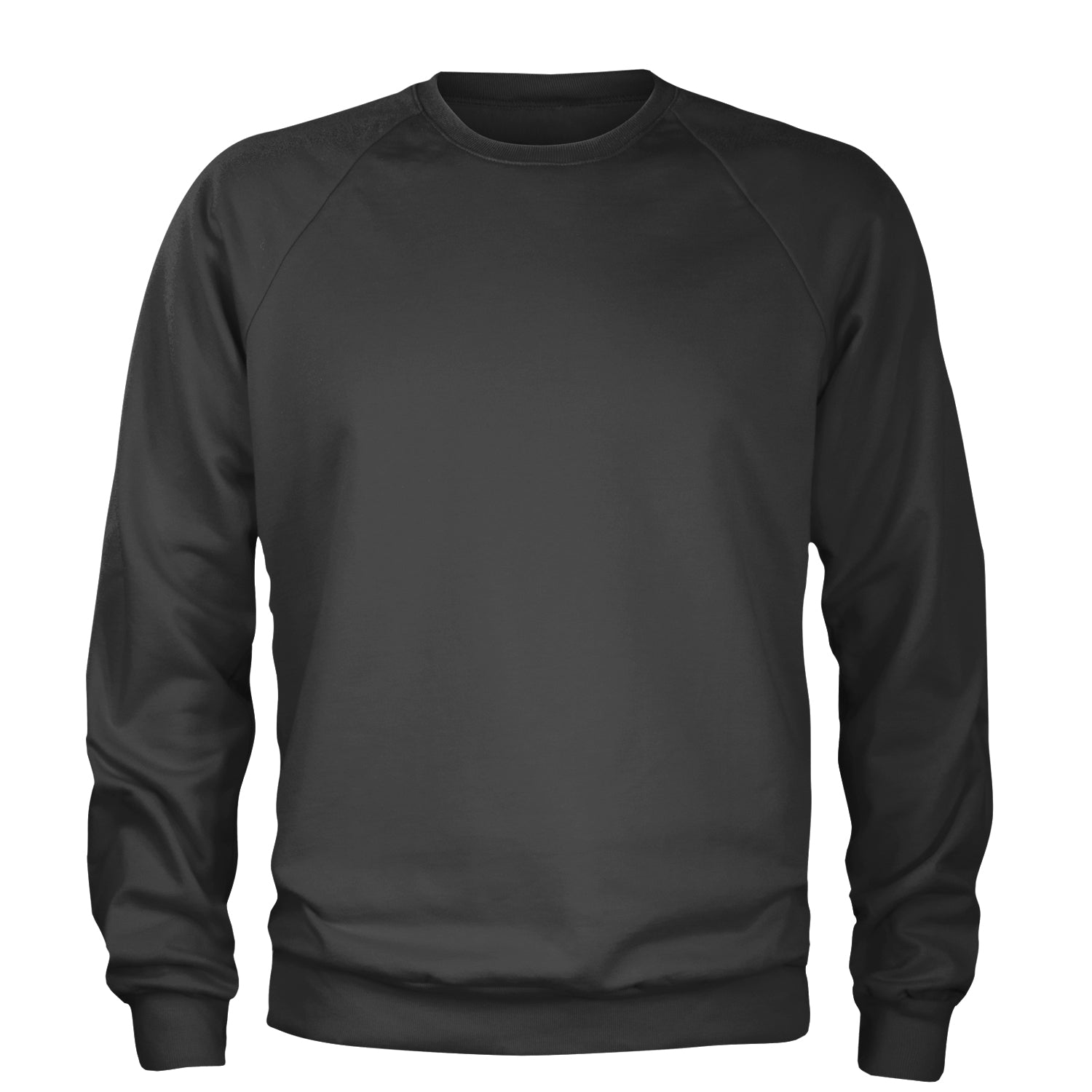 Basics - Pure & Simple Blank Apparel Adult Crewneck Sweatshirt Charcoal Grey