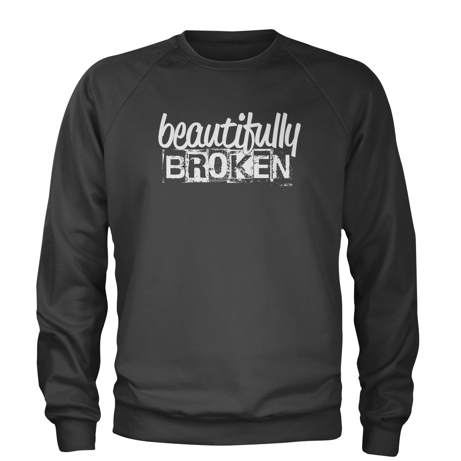 Beautifully Broken Music Adult Crewneck Sweatshirt