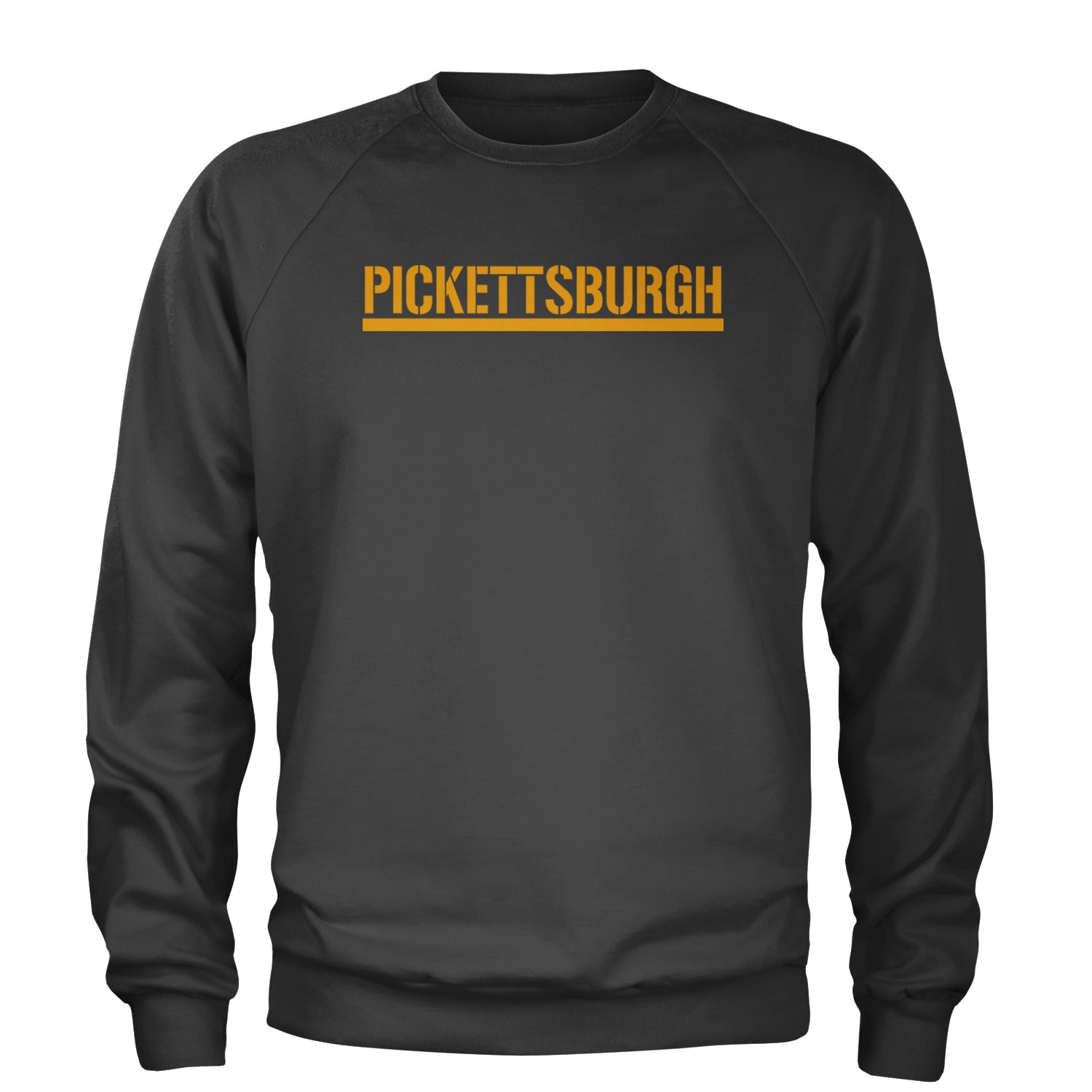 Pickettsburgh Pittsburgh Football Adult Crewneck Sweatshirt Black