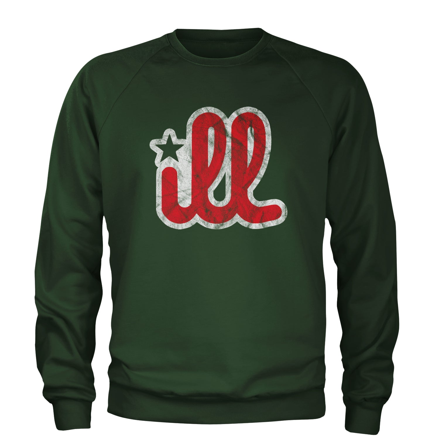 ILL Vintage It's A Philadelphia Philly Thing Adult Crewneck Sweatshirt Forest Green