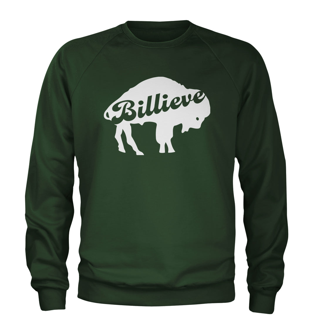 Billieve Bills Mafia Adult Crewneck Sweatshirt Forest Green