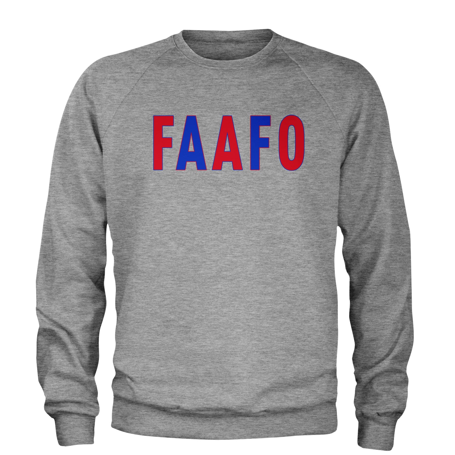 FAAFO Olympic Team USA Shirt Adult Crewneck Sweatshirt Heather Grey