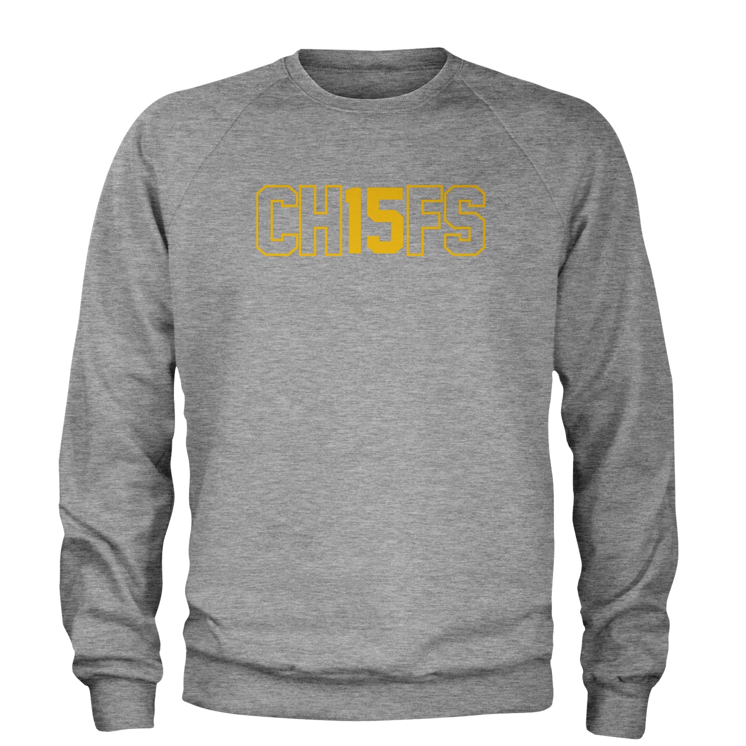 Ch15fs Chief 15 Shirt Adult Crewneck Sweatshirt Heather Grey