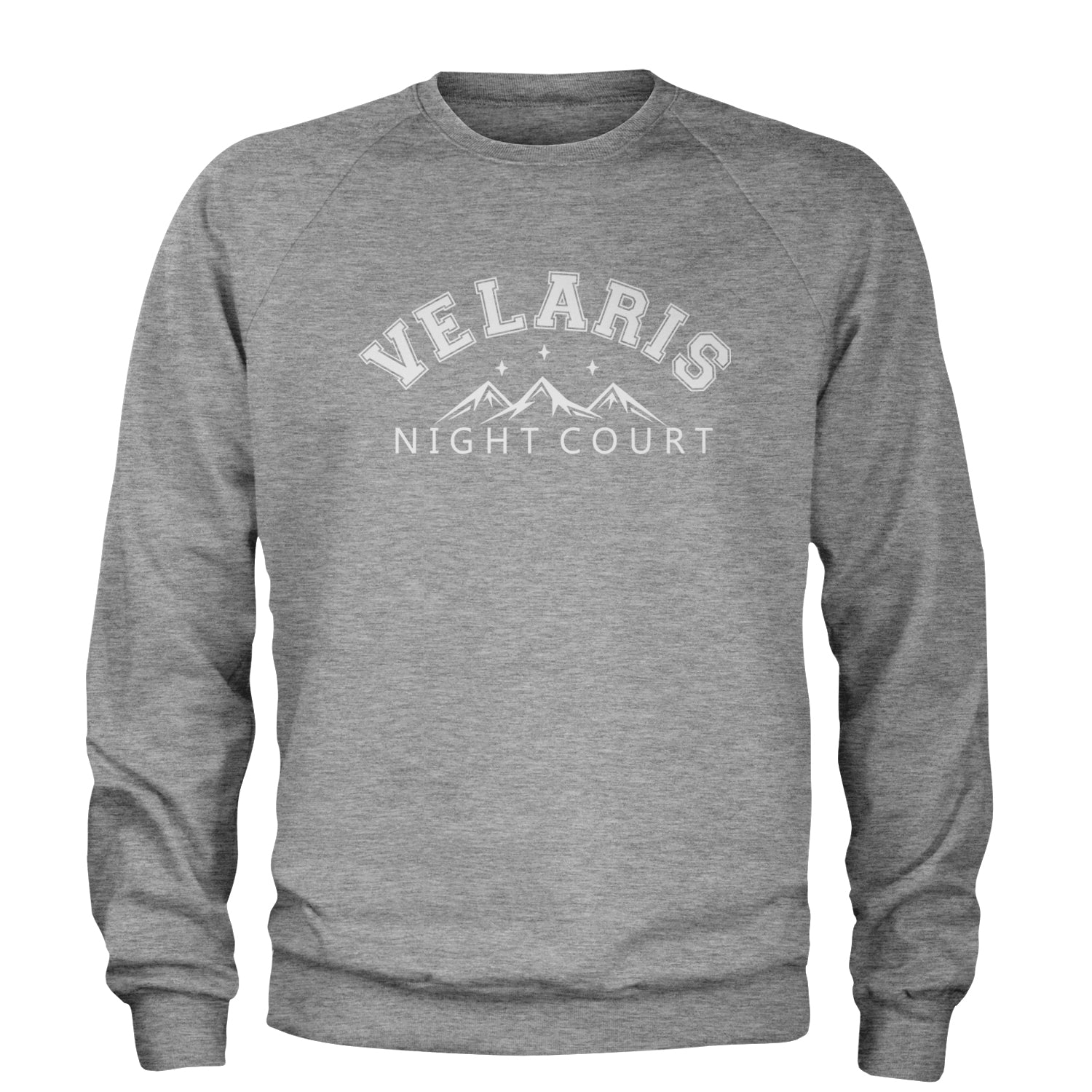 Velaris Night Court Squad Starfall Adult Crewneck Sweatshirt Heather Grey