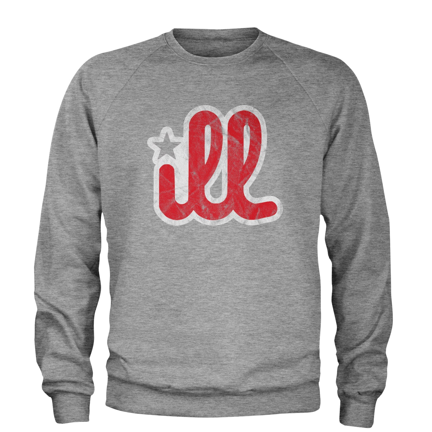 ILL Vintage It's A Philadelphia Philly Thing Adult Crewneck Sweatshirt Heather Grey