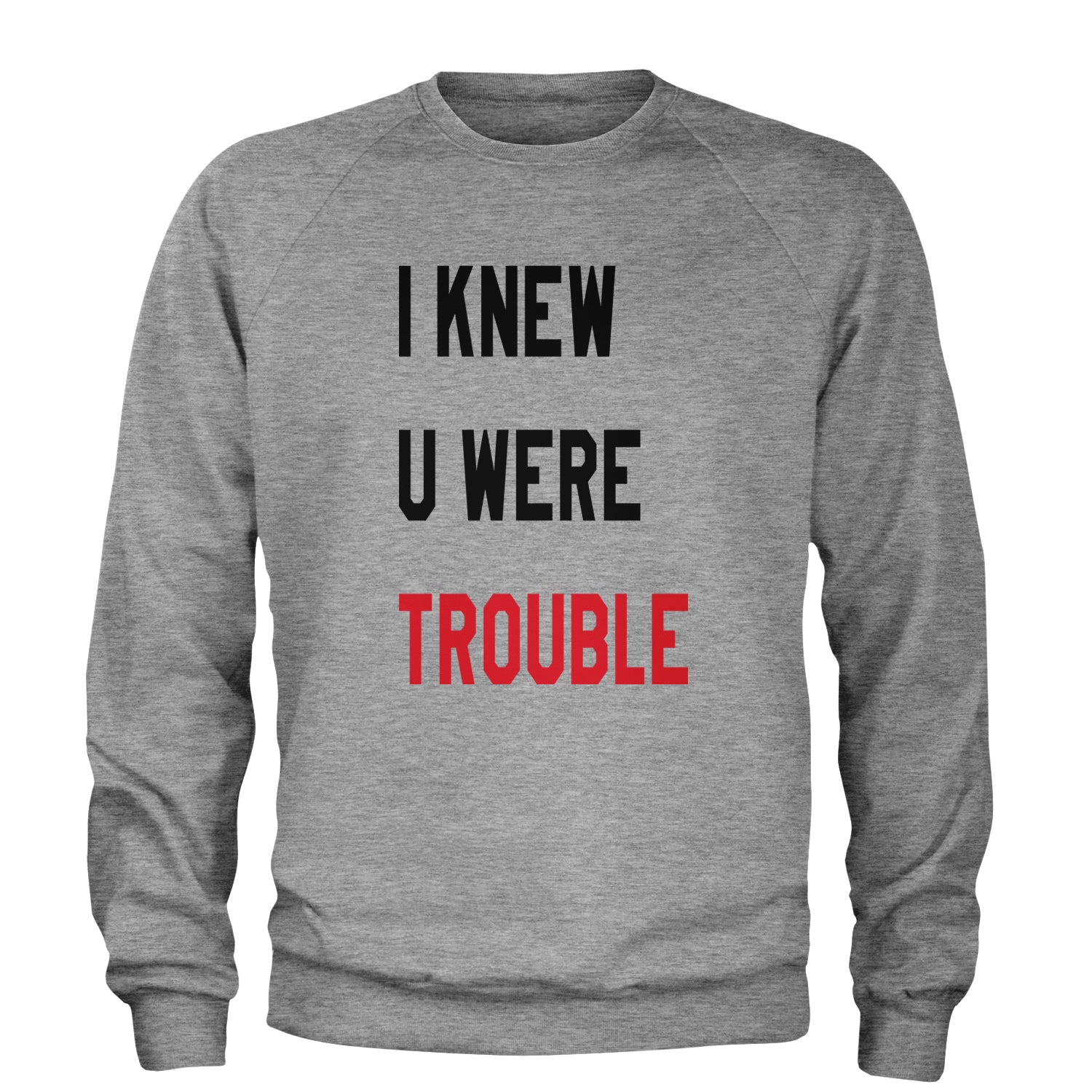 I Knew You Were Trouble New TTPD Era Adult Crewneck Sweatshirt